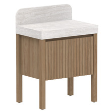 Harper 750mm Freestanding Single Vanity with Solid Surface Countertop